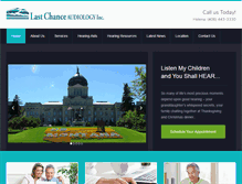 Tablet Screenshot of lastchanceaudiology.com